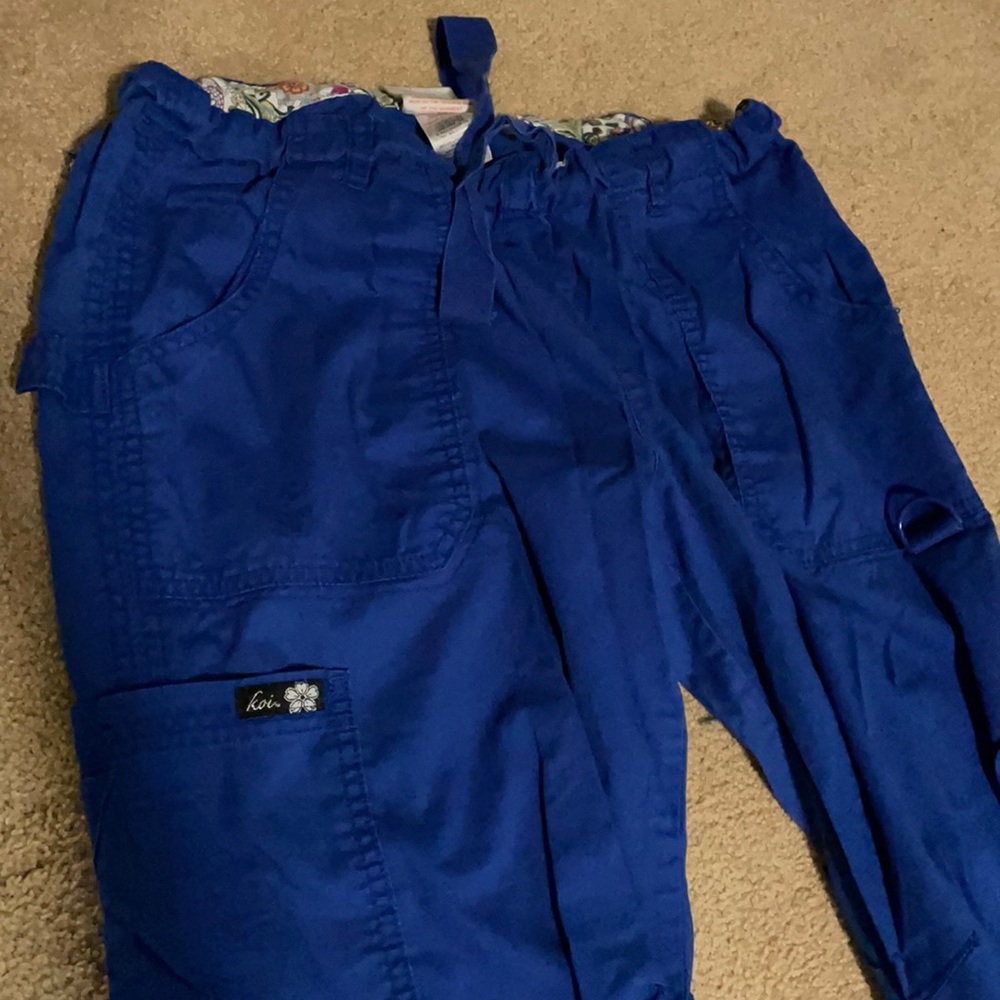 Koi Lindsey Scrub Pants - Medium Tall - Galaxy